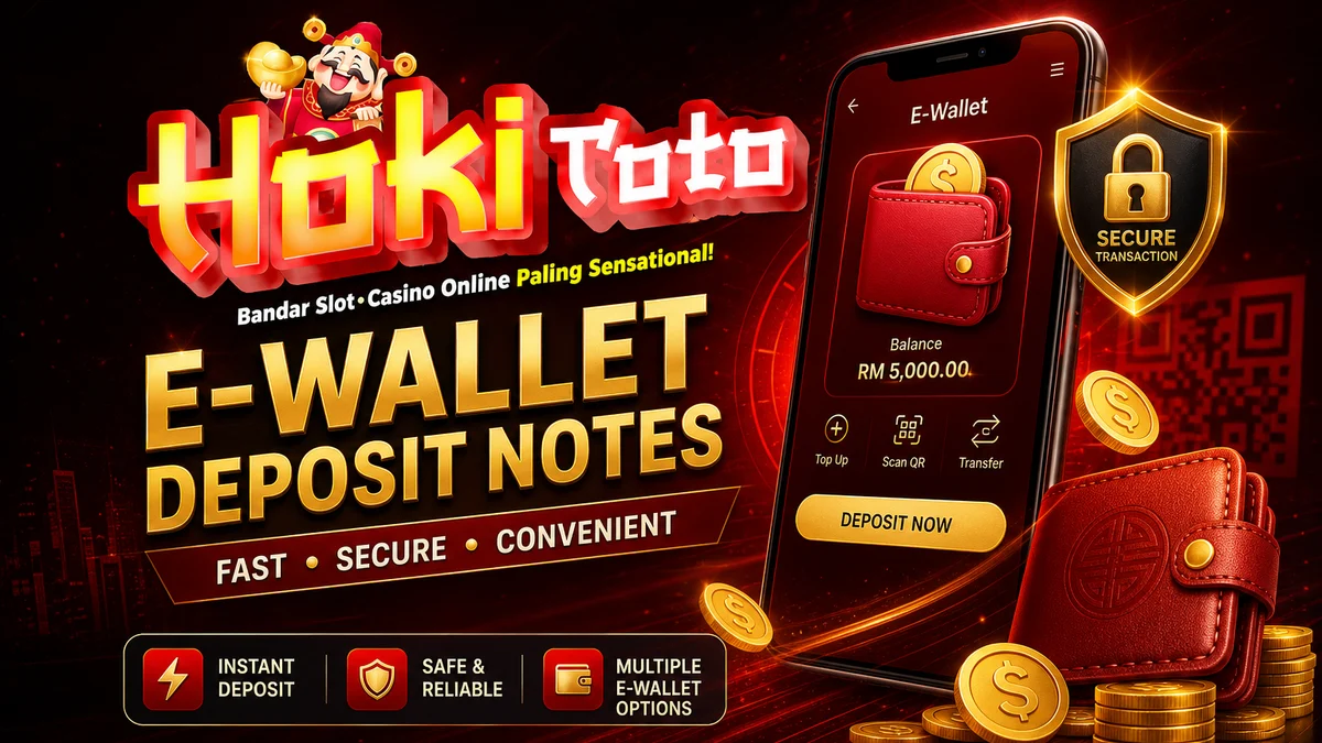 Catatan e-wallet untuk pengguna HOKITOTO