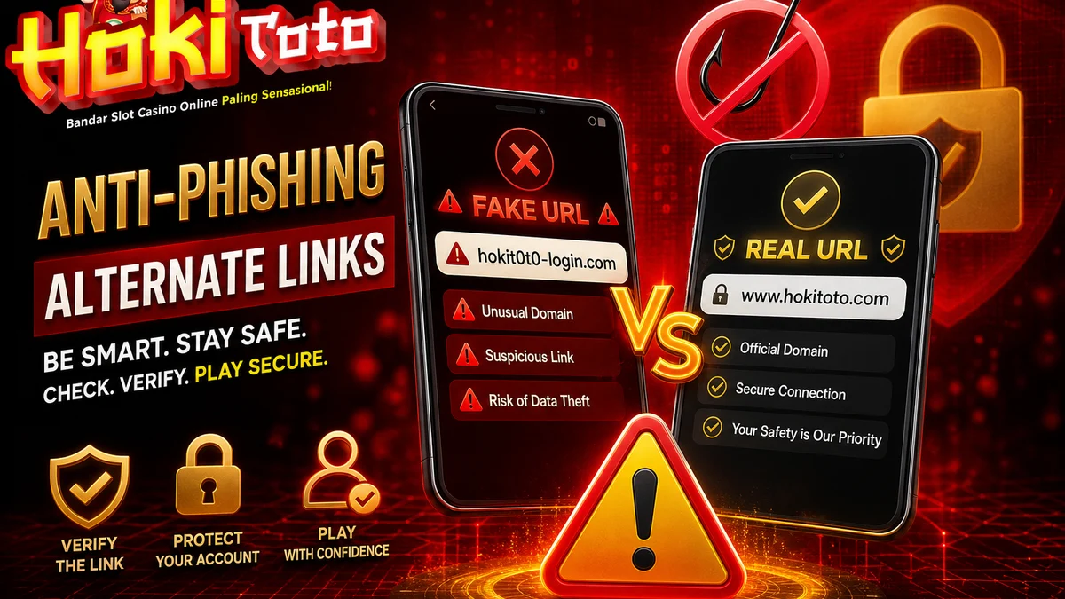 Cek tautan cadangan HOKITOTO sebelum mengetik password