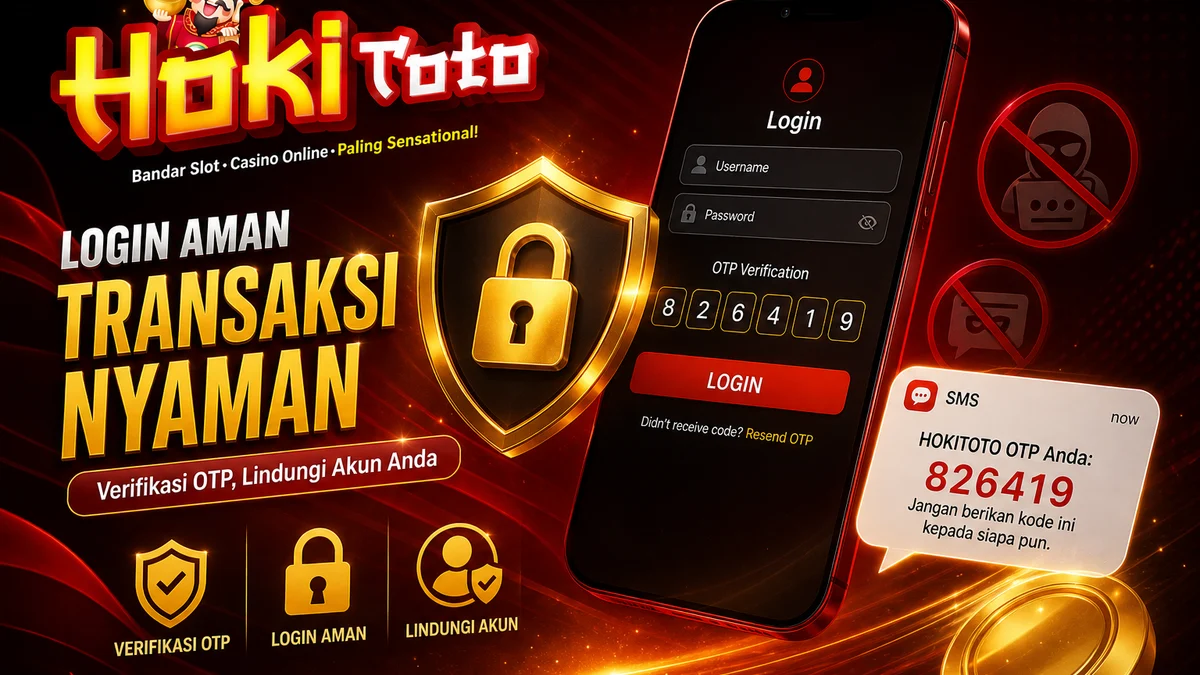 HOKITOTO LOGIN di HP: langkah aman OTP & anti-phishing