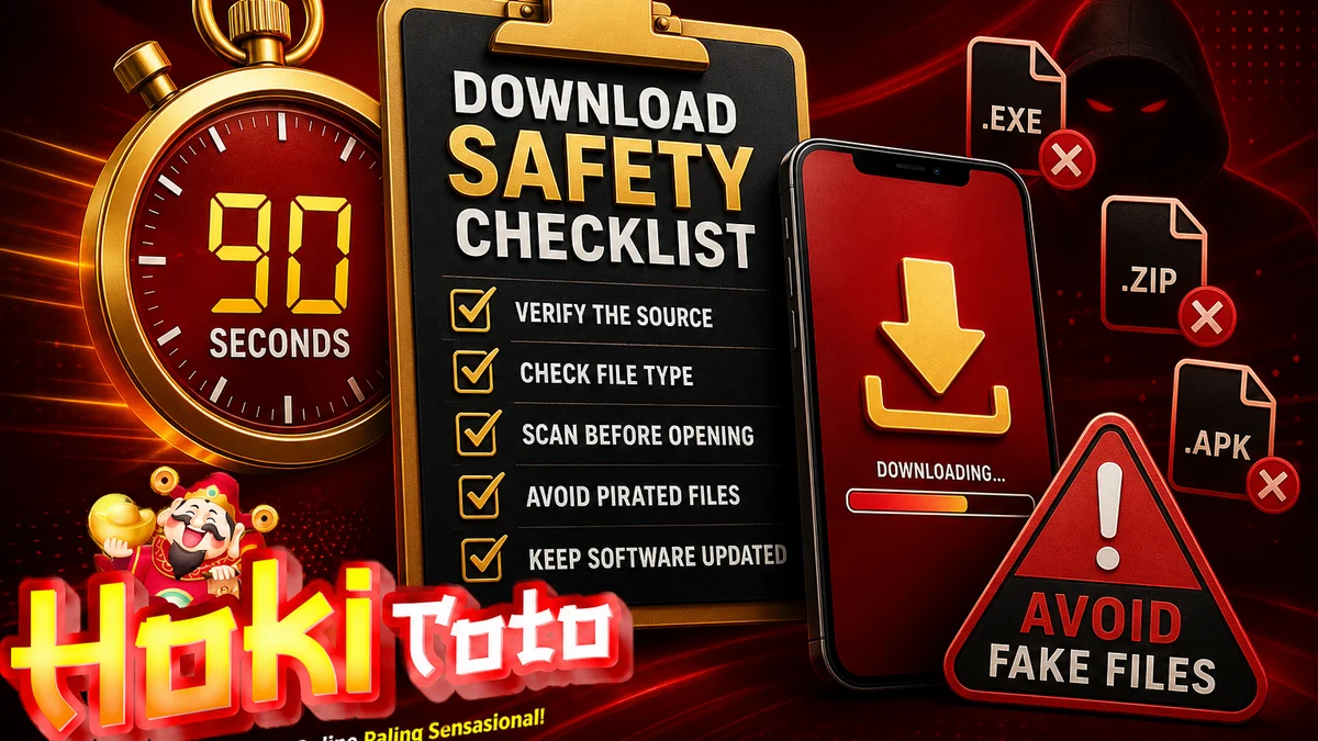 Checklist 90 detik sebelum unduh HOKITOTO di HP